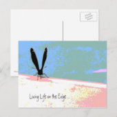 Leven op het Edge-Briefkaart Briefkaart (Voorkant / Achterkant)