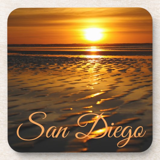 leven op het strand bier onderzetter (Voorkant)