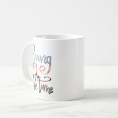 Leven op Lake Time Koffiemok (Voorkant links)