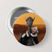 Leven op Mars Ronde Button 7,6 Cm (Voorkant /achterkant)