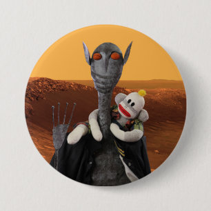Leven op Mars Ronde Button 7,6 Cm