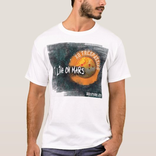 Leven op Mars T-shirt (Voorkant)