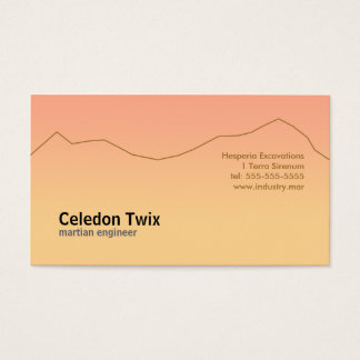Leven op Mars Visitekaartje