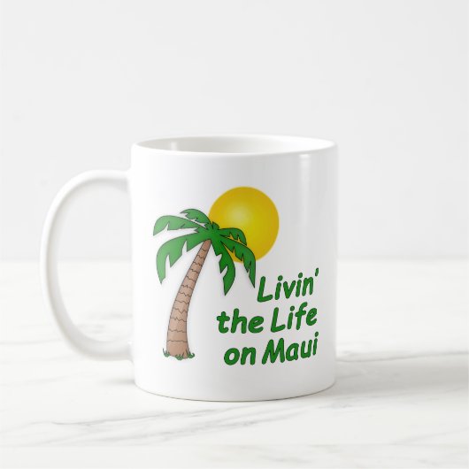 Leven op Maui Koffiemok (Links)