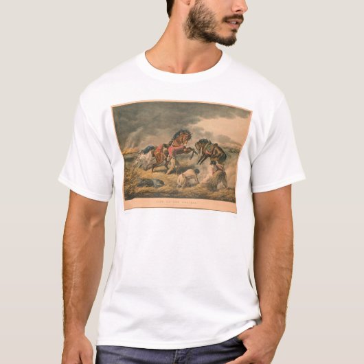 Leven op Prairie: Defensie van Trapper (0879A) T-shirt (Voorkant)