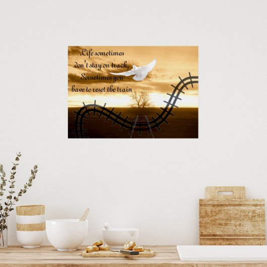 Leven op schema_ poster (Keuken)