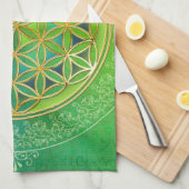 Leven - Ornament II Theedoek (Quarter Fold)