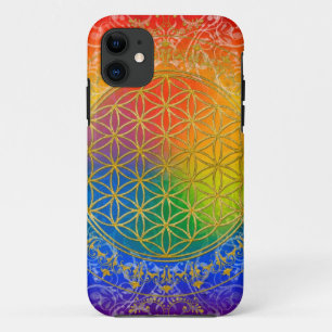 Leven - Ornament Regenbooggoud iPhone 11 Hoesje