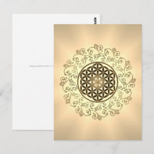 Leven -  Ornamenten Mandala 2 Briefkaart