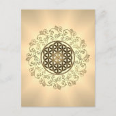 Leven - Ornamenten Mandala 2 Briefkaart (Voorkant)