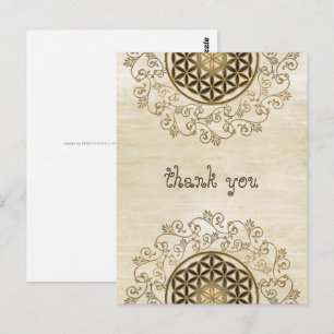 Leven - Ornamenten Mandala 2 Briefkaart