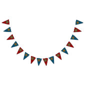 Leven -  Ornamenten Mandala 2 Bunti Vlaggetjes (Alle)