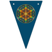 Leven -  Ornamenten Mandala 2 Bunti Vlaggetjes (Tweede vlag)