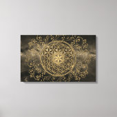 Leven -  Ornamenten Mandala 2 Canvas Afdruk (Voorkant)