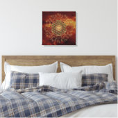 Leven -  Ornamenten Mandala 2 Canvas Afdruk (Insitu (Slaapkamer))