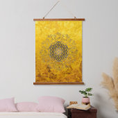Leven - Ornamenten Mandala 2 Hangend Wandkleed (Slaapkamer)
