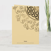 Leven - Ornamenten Mandala 2 Kaart (Achterkant)