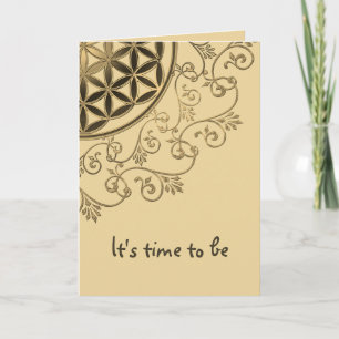 Leven - Ornamenten Mandala 2 Kaart