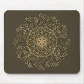 Leven - Ornamenten Mandala 2 Muismat (Voorkant)