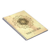 Leven -  Ornamenten Mandala 2 Notitieboek (Rechterzijde)