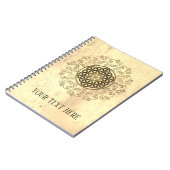 Leven -  Ornamenten Mandala 2 Notitieboek (Linkerzijde)