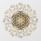 Leven -  Ornamenten Mandala 2 Raamsticker (Vel)