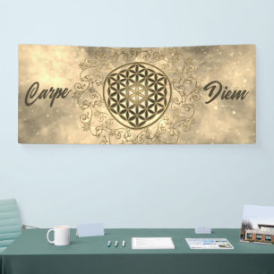 Leven -  Ornamenten Mandala 2 Spandoek