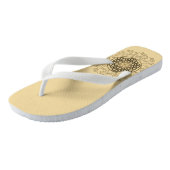 Leven -  Ornamenten Mandala 2 Teenslippers (Schuin)