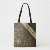 Leven -  Ornamenten Mandala 2 Tote Bag (Voorkant)