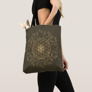 Leven - Ornamenten Mandala 2 Tote Bag
