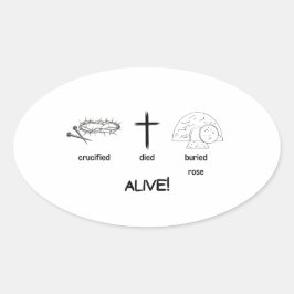 LEVEN! Ovale Sticker 20 per vel