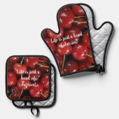 Leven Ovenwant & Pannenlap Set (Voorkant / Achterkant)
