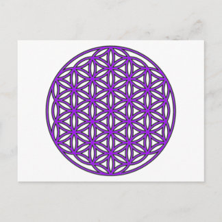 Leven Paars Briefkaart