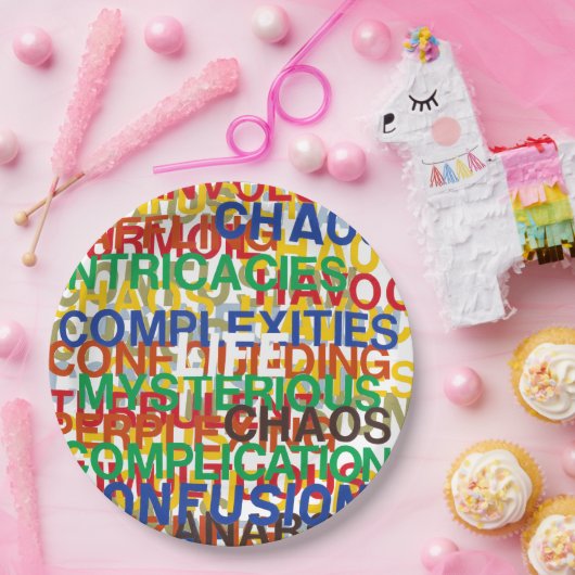 Leven Papieren Bordje (Feest)