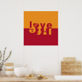 LEVEN poster VERLIEZEN (Keuken)