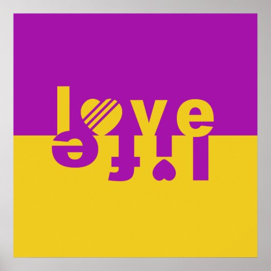 LEVEN poster VERLIEZEN (Voorkant)