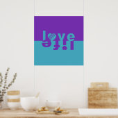 LEVEN poster VERLIEZEN (Keuken)
