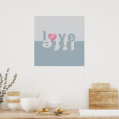 LEVEN poster VERLIEZEN (Keuken)