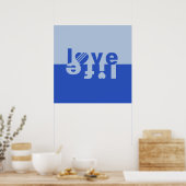 LEVEN poster VERLIEZEN (Keuken)