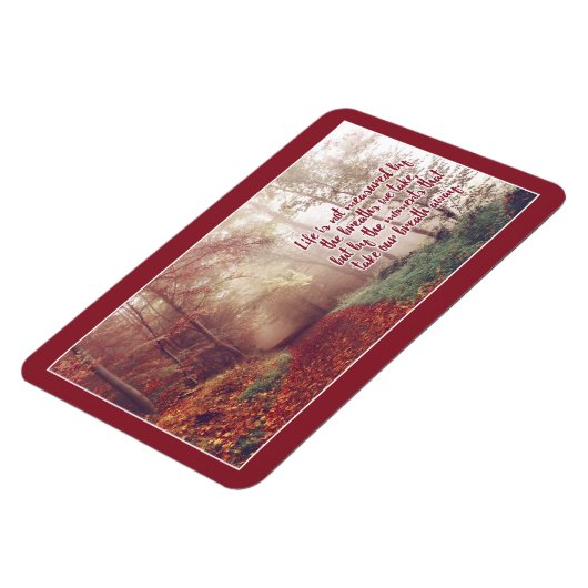 Leven Quote-magneet Magneet (Linkerzijde)