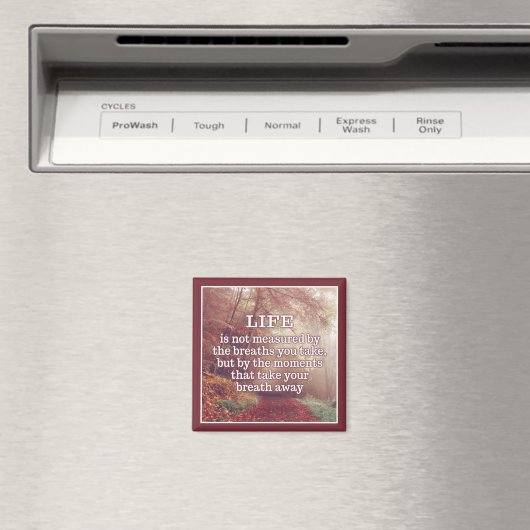 Leven Quote-magneet Magneet (Insitu (Vaatwasser))