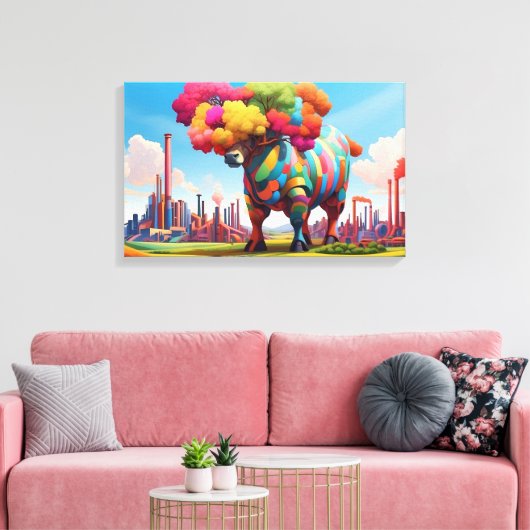 Leven & Revolutie Canvas Afdruk (Insitu (Woonkamer))