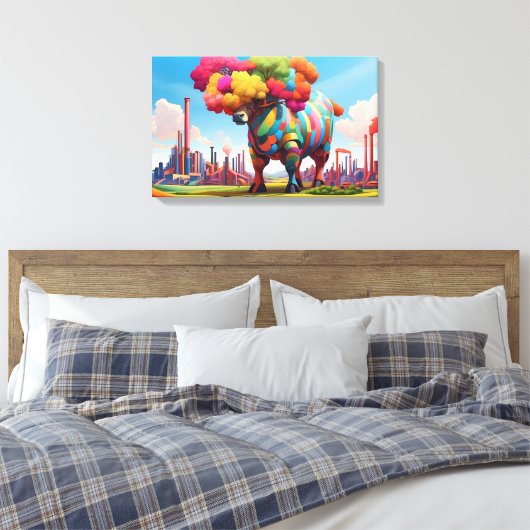 Leven & Revolutie Canvas Afdruk (Insitu (Slaapkamer))