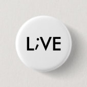 leven ronde button 3,2 cm (Voorkant)