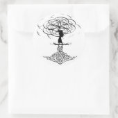 Leven Ronde Sticker (Tas)