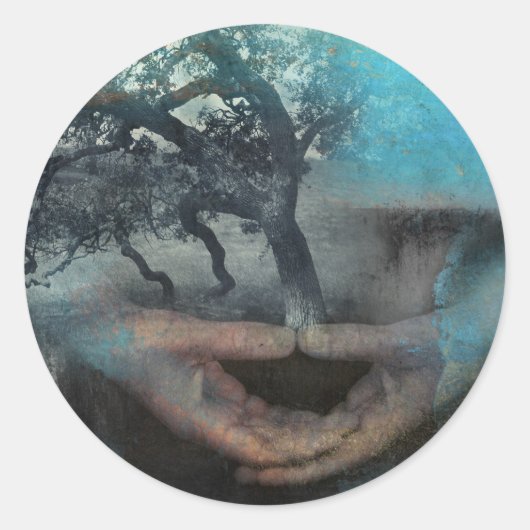 Leven Ronde Sticker (Voorkant)