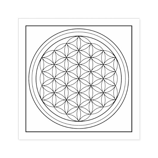 Leven Rubberstempel (Afrduk)