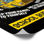 Leven schoolbusbestuurder poster (Hoek)