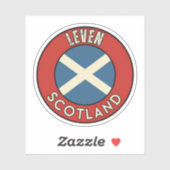 Leven, Schotland Sticker (Vel)