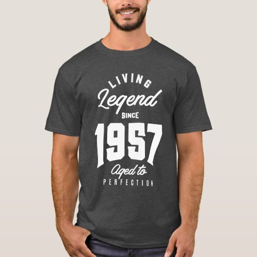 Leven sinds 1957 t-shirt (Voorkant)